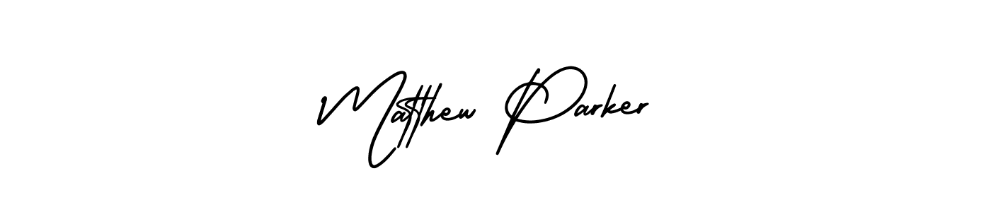 How to make Matthew Parker name signature. Use AmerikaSignatureDemo-Regular style for creating short signs online. This is the latest handwritten sign. Matthew Parker signature style 3 images and pictures png