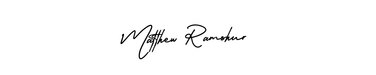 How to Draw Matthew Ramshur signature style? AmerikaSignatureDemo-Regular is a latest design signature styles for name Matthew Ramshur. Matthew Ramshur signature style 3 images and pictures png