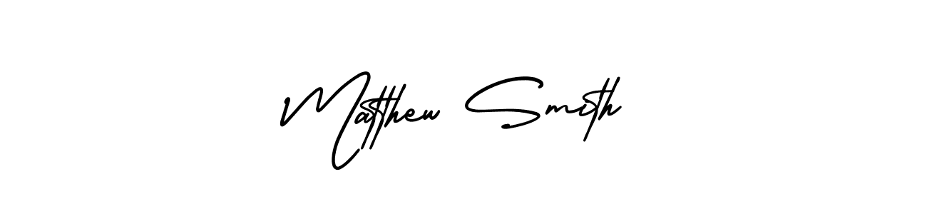 Make a beautiful signature design for name Matthew Smith. With this signature (AmerikaSignatureDemo-Regular) style, you can create a handwritten signature for free. Matthew Smith signature style 3 images and pictures png