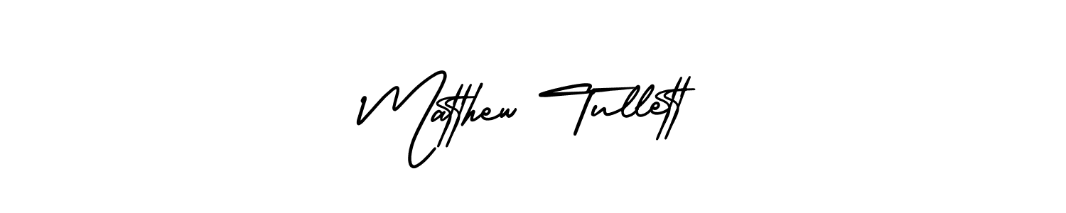 How to make Matthew Tullett name signature. Use AmerikaSignatureDemo-Regular style for creating short signs online. This is the latest handwritten sign. Matthew Tullett signature style 3 images and pictures png