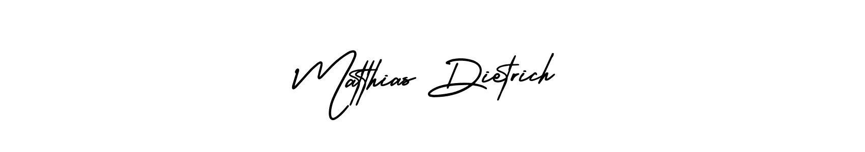 Create a beautiful signature design for name Matthias Dietrich. With this signature (AmerikaSignatureDemo-Regular) fonts, you can make a handwritten signature for free. Matthias Dietrich signature style 3 images and pictures png