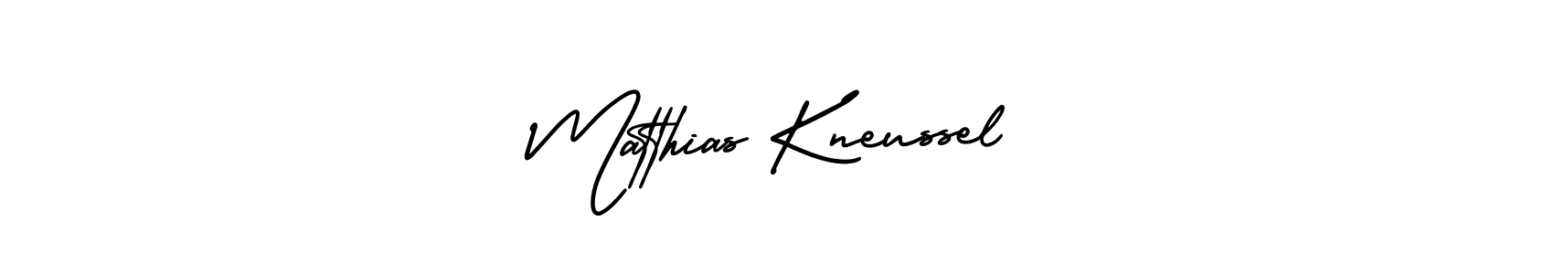 Make a beautiful signature design for name Matthias Kneussel. With this signature (AmerikaSignatureDemo-Regular) style, you can create a handwritten signature for free. Matthias Kneussel signature style 3 images and pictures png