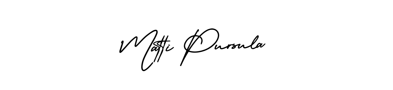 Make a beautiful signature design for name Matti Pursula. Use this online signature maker to create a handwritten signature for free. Matti Pursula signature style 3 images and pictures png