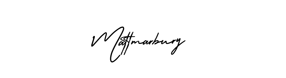 Use a signature maker to create a handwritten signature online. With this signature software, you can design (AmerikaSignatureDemo-Regular) your own signature for name Mattmarbury. Mattmarbury signature style 3 images and pictures png