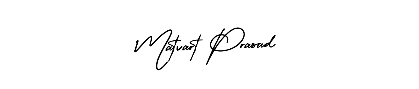 Make a short Matvart Prasad signature style. Manage your documents anywhere anytime using AmerikaSignatureDemo-Regular. Create and add eSignatures, submit forms, share and send files easily. Matvart Prasad signature style 3 images and pictures png