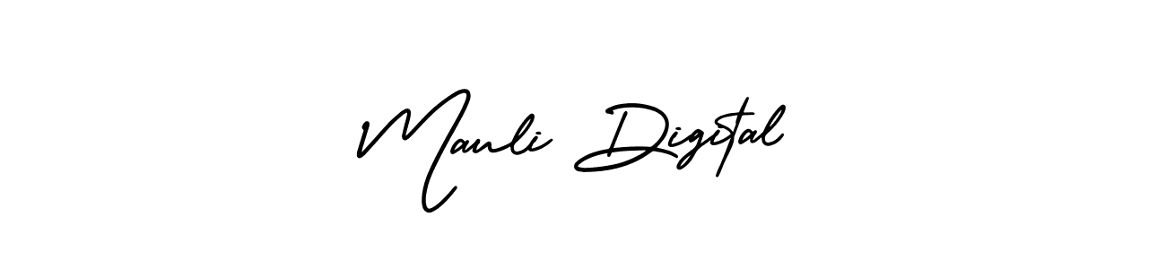 Make a beautiful signature design for name Mauli Digital. With this signature (AmerikaSignatureDemo-Regular) style, you can create a handwritten signature for free. Mauli Digital signature style 3 images and pictures png