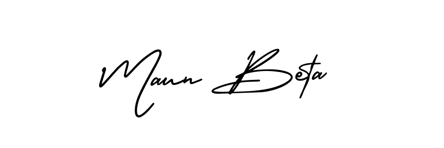 Best and Professional Signature Style for Maun Beta. AmerikaSignatureDemo-Regular Best Signature Style Collection. Maun Beta signature style 3 images and pictures png