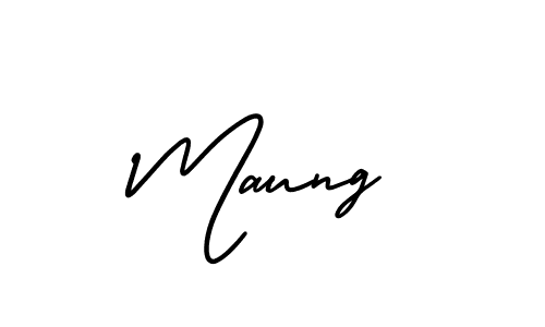Check out images of Autograph of Maung name. Actor Maung Signature Style. AmerikaSignatureDemo-Regular is a professional sign style online. Maung signature style 3 images and pictures png
