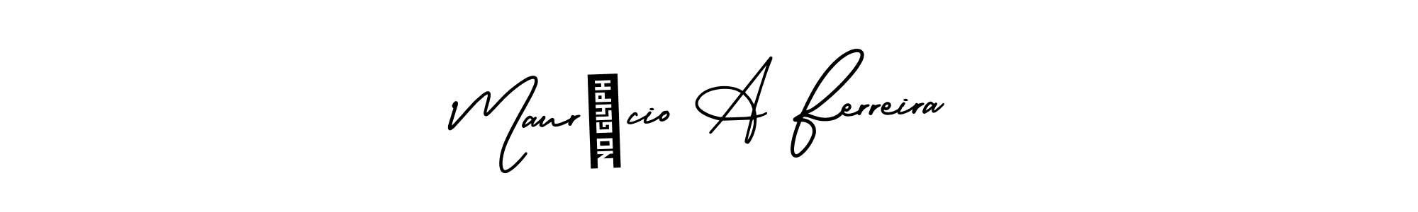 Best and Professional Signature Style for Maurício A Ferreira. AmerikaSignatureDemo-Regular Best Signature Style Collection. Maurício A Ferreira signature style 3 images and pictures png