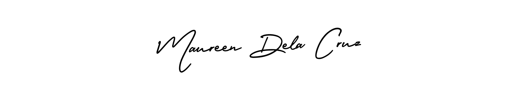 The best way (AmerikaSignatureDemo-Regular) to make a short signature is to pick only two or three words in your name. The name Maureen Dela Cruz include a total of six letters. For converting this name. Maureen Dela Cruz signature style 3 images and pictures png