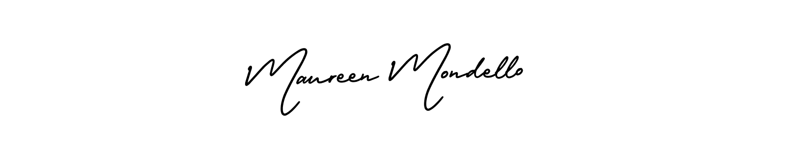 Check out images of Autograph of Maureen Mondello name. Actor Maureen Mondello Signature Style. AmerikaSignatureDemo-Regular is a professional sign style online. Maureen Mondello signature style 3 images and pictures png