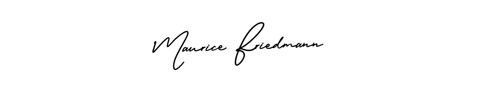 Make a beautiful signature design for name Maurice Friedmann. With this signature (AmerikaSignatureDemo-Regular) style, you can create a handwritten signature for free. Maurice Friedmann signature style 3 images and pictures png