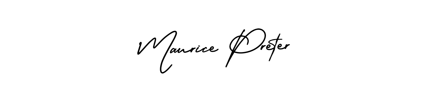 Make a beautiful signature design for name Maurice Preter. Use this online signature maker to create a handwritten signature for free. Maurice Preter signature style 3 images and pictures png
