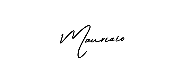 How to make Maurizio signature? AmerikaSignatureDemo-Regular is a professional autograph style. Create handwritten signature for Maurizio name. Maurizio signature style 3 images and pictures png