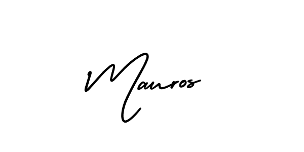 How to Draw Mauros signature style? AmerikaSignatureDemo-Regular is a latest design signature styles for name Mauros. Mauros signature style 3 images and pictures png