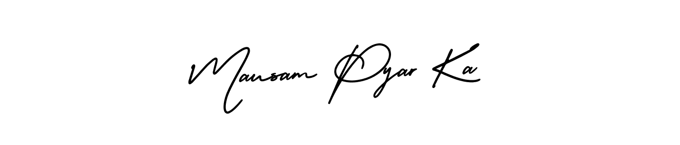 Similarly AmerikaSignatureDemo-Regular is the best handwritten signature design. Signature creator online .You can use it as an online autograph creator for name Mausam Pyar Ka. Mausam Pyar Ka signature style 3 images and pictures png