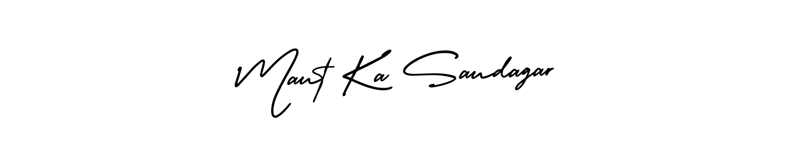 You can use this online signature creator to create a handwritten signature for the name Maut Ka Saudagar. This is the best online autograph maker. Maut Ka Saudagar signature style 3 images and pictures png