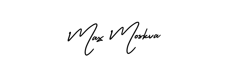 It looks lik you need a new signature style for name Max Moskva. Design unique handwritten (AmerikaSignatureDemo-Regular) signature with our free signature maker in just a few clicks. Max Moskva signature style 3 images and pictures png