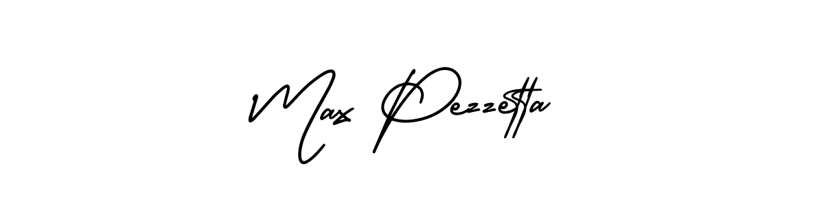 The best way (AmerikaSignatureDemo-Regular) to make a short signature is to pick only two or three words in your name. The name Max Pezzetta include a total of six letters. For converting this name. Max Pezzetta signature style 3 images and pictures png