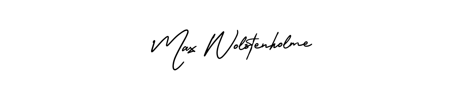 Make a beautiful signature design for name Max Wolstenholme. With this signature (AmerikaSignatureDemo-Regular) style, you can create a handwritten signature for free. Max Wolstenholme signature style 3 images and pictures png