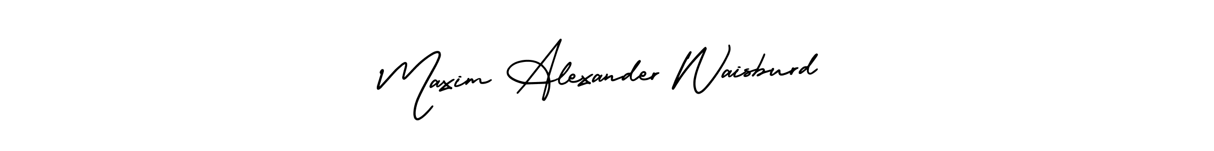 You can use this online signature creator to create a handwritten signature for the name Maxim Alexander Waisburd. This is the best online autograph maker. Maxim Alexander Waisburd signature style 3 images and pictures png