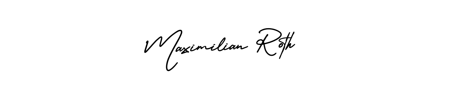 How to Draw Maximilian Roth signature style? AmerikaSignatureDemo-Regular is a latest design signature styles for name Maximilian Roth. Maximilian Roth signature style 3 images and pictures png