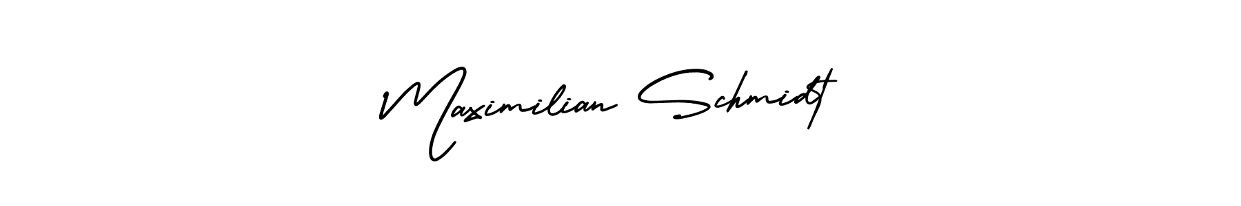 Maximilian Schmidt stylish signature style. Best Handwritten Sign (AmerikaSignatureDemo-Regular) for my name. Handwritten Signature Collection Ideas for my name Maximilian Schmidt. Maximilian Schmidt signature style 3 images and pictures png