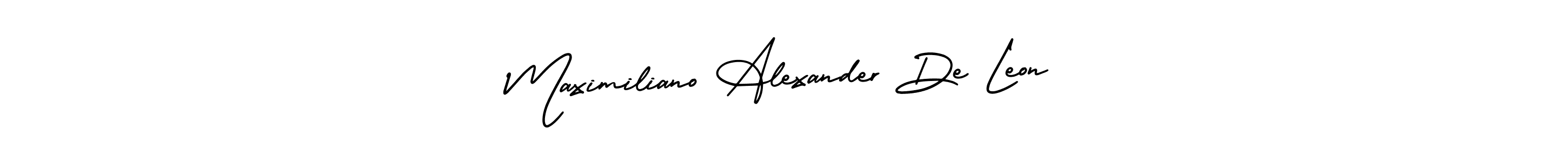 Similarly AmerikaSignatureDemo-Regular is the best handwritten signature design. Signature creator online .You can use it as an online autograph creator for name Maximiliano Alexander De Leon. Maximiliano Alexander De Leon signature style 3 images and pictures png