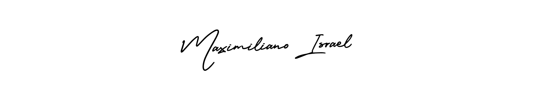 How to make Maximiliano Israel signature? AmerikaSignatureDemo-Regular is a professional autograph style. Create handwritten signature for Maximiliano Israel name. Maximiliano Israel signature style 3 images and pictures png