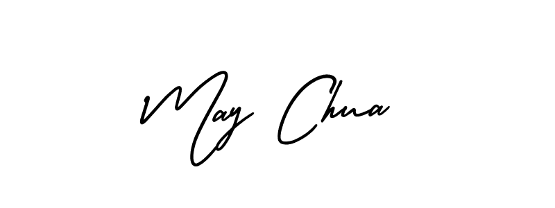 This is the best signature style for the May Chua name. Also you like these signature font (AmerikaSignatureDemo-Regular). Mix name signature. May Chua signature style 3 images and pictures png