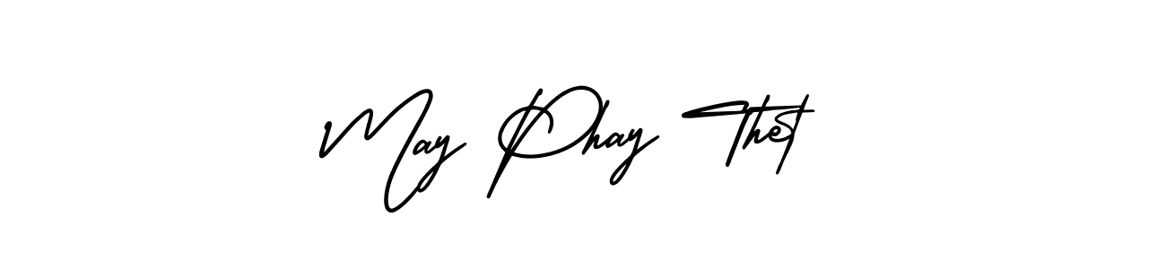 How to make May Phay Thet signature? AmerikaSignatureDemo-Regular is a professional autograph style. Create handwritten signature for May Phay Thet name. May Phay Thet signature style 3 images and pictures png