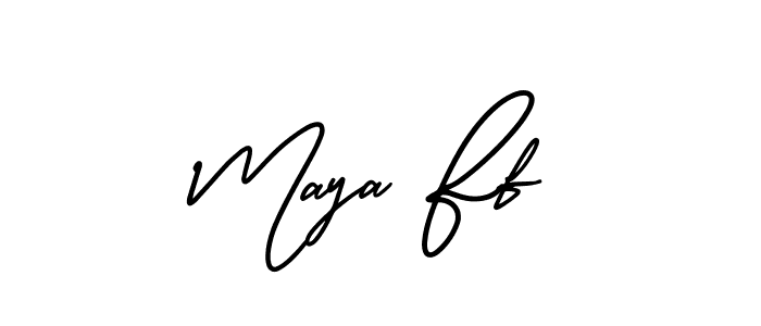 Once you've used our free online signature maker to create your best signature AmerikaSignatureDemo-Regular style, it's time to enjoy all of the benefits that Maya Ff name signing documents. Maya Ff signature style 3 images and pictures png