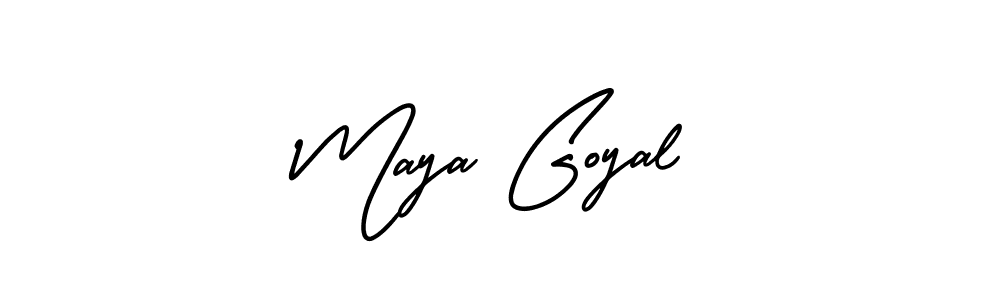 Check out images of Autograph of Maya Goyal name. Actor Maya Goyal Signature Style. AmerikaSignatureDemo-Regular is a professional sign style online. Maya Goyal signature style 3 images and pictures png