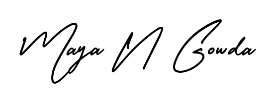 The AmerikaSignatureDemo-Regular font gives name Maya N Gowda a signature that looks effortless yet distinguished. Download high-res PNG instantly. Maya N Gowda signature style 3 images and pictures png