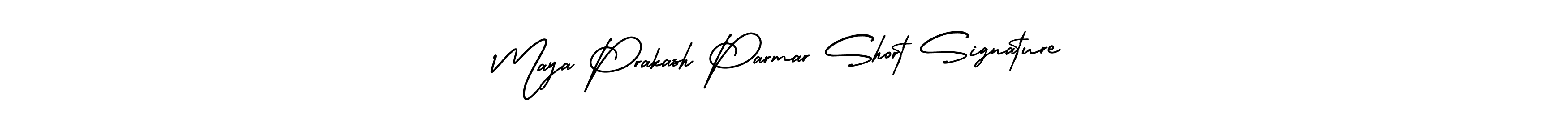 Make a short Maya Prakash Parmar Short Signature signature style. Manage your documents anywhere anytime using AmerikaSignatureDemo-Regular. Create and add eSignatures, submit forms, share and send files easily. Maya Prakash Parmar Short Signature signature style 3 images and pictures png