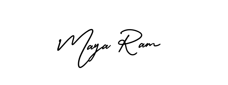 You can use this online signature creator to create a handwritten signature for the name Maya Ram. This is the best online autograph maker. Maya Ram signature style 3 images and pictures png