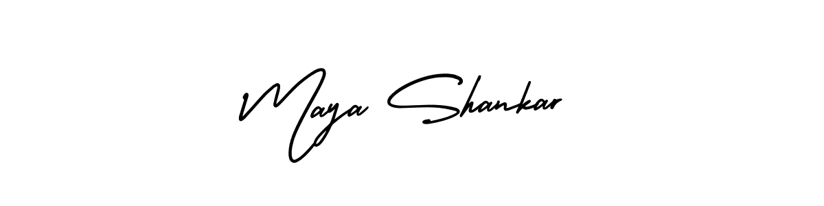 if you are searching for the best signature style for your name Maya Shankar. so please give up your signature search. here we have designed multiple signature styles  using AmerikaSignatureDemo-Regular. Maya Shankar signature style 3 images and pictures png