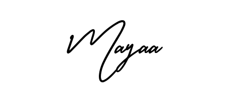 If you are searching for the best signature style for your name Mayaa, here we have designed multiple signature styles using AmerikaSignatureDemo-Regular. Mayaa signature style 3 images and pictures png