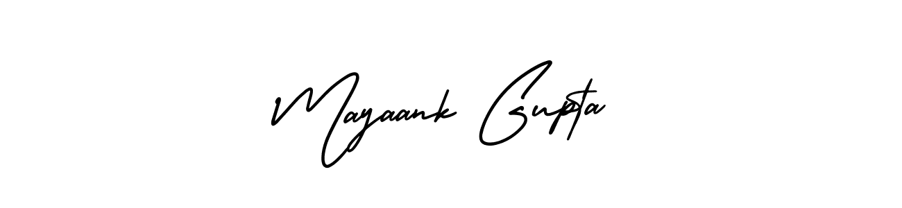 Use a signature maker to create a handwritten signature online. With this signature software, you can design (AmerikaSignatureDemo-Regular) your own signature for name Mayaank Gupta. Mayaank Gupta signature style 3 images and pictures png