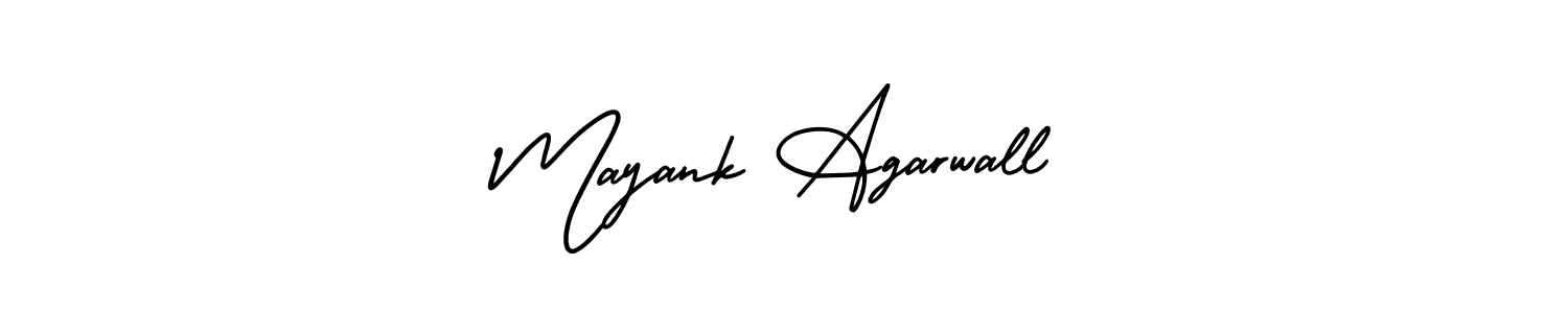 This is the best signature style for the Mayank Agarwall name. Also you like these signature font (AmerikaSignatureDemo-Regular). Mix name signature. Mayank Agarwall signature style 3 images and pictures png