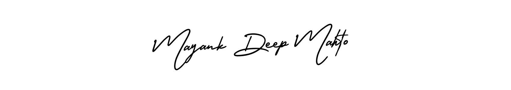 Also You can easily find your signature by using the search form. We will create Mayank Deep Mahto name handwritten signature images for you free of cost using AmerikaSignatureDemo-Regular sign style. Mayank Deep Mahto signature style 3 images and pictures png