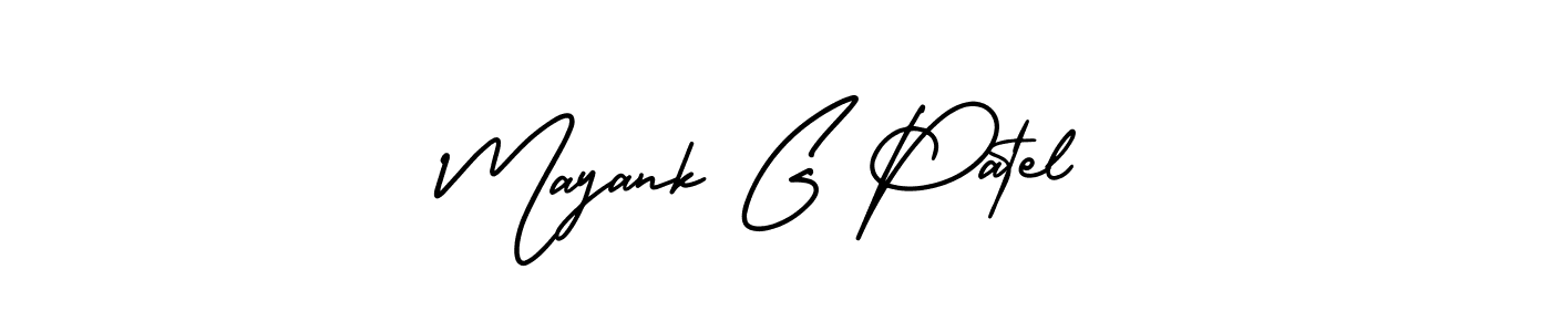 AmerikaSignatureDemo-Regular is a professional signature style that is perfect for those who want to add a touch of class to their signature. It is also a great choice for those who want to make their signature more unique. Get Mayank G Patel name to fancy signature for free. Mayank G Patel signature style 3 images and pictures png