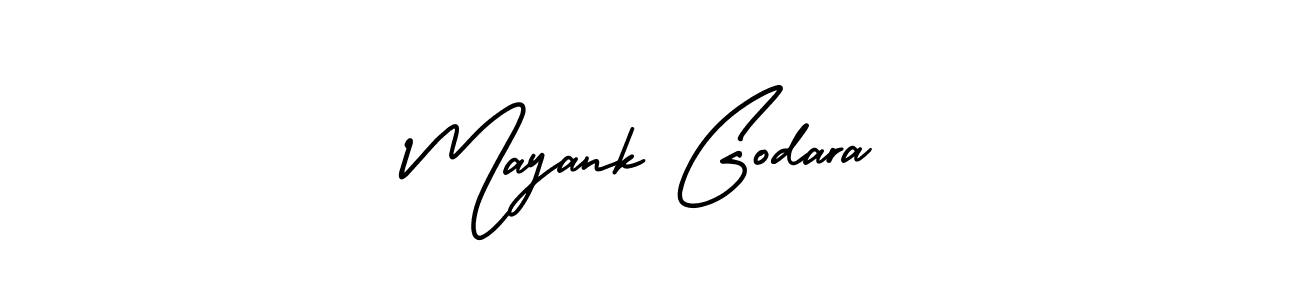 Mayank Godara stylish signature style. Best Handwritten Sign (AmerikaSignatureDemo-Regular) for my name. Handwritten Signature Collection Ideas for my name Mayank Godara. Mayank Godara signature style 3 images and pictures png