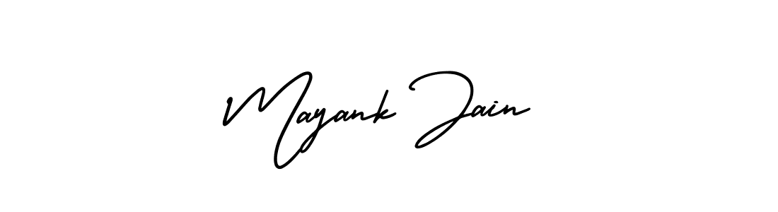 How to make Mayank Jain name signature. Use AmerikaSignatureDemo-Regular style for creating short signs online. This is the latest handwritten sign. Mayank Jain signature style 3 images and pictures png
