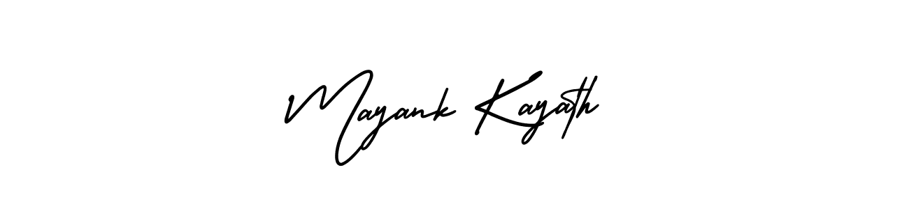 It looks lik you need a new signature style for name Mayank Kayath. Design unique handwritten (AmerikaSignatureDemo-Regular) signature with our free signature maker in just a few clicks. Mayank Kayath signature style 3 images and pictures png