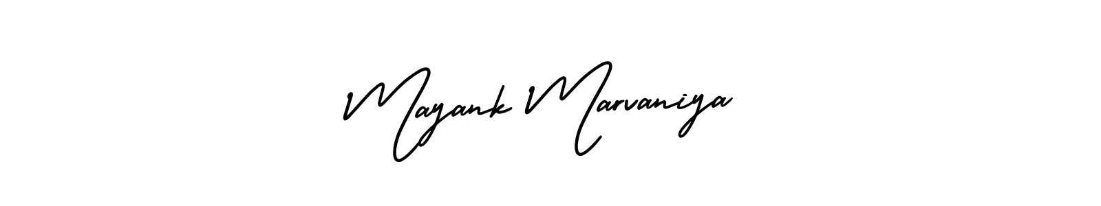 Also we have Mayank Marvaniya name is the best signature style. Create professional handwritten signature collection using AmerikaSignatureDemo-Regular autograph style. Mayank Marvaniya signature style 3 images and pictures png