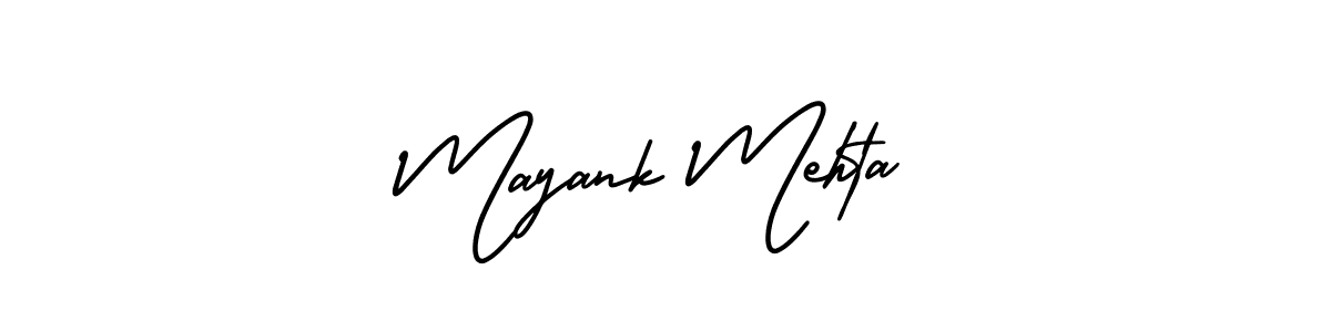 Mayank Mehta stylish signature style. Best Handwritten Sign (AmerikaSignatureDemo-Regular) for my name. Handwritten Signature Collection Ideas for my name Mayank Mehta. Mayank Mehta signature style 3 images and pictures png