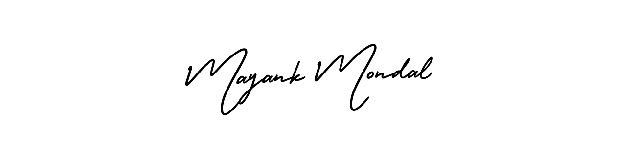 AmerikaSignatureDemo-Regular is a professional signature style that is perfect for those who want to add a touch of class to their signature. It is also a great choice for those who want to make their signature more unique. Get Mayank Mondal name to fancy signature for free. Mayank Mondal signature style 3 images and pictures png