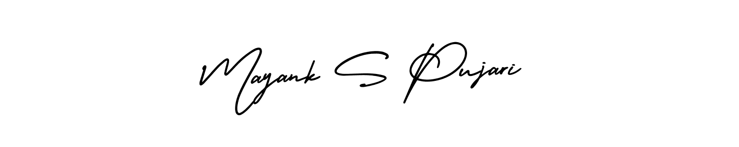 Best and Professional Signature Style for Mayank S Pujari. AmerikaSignatureDemo-Regular Best Signature Style Collection. Mayank S Pujari signature style 3 images and pictures png