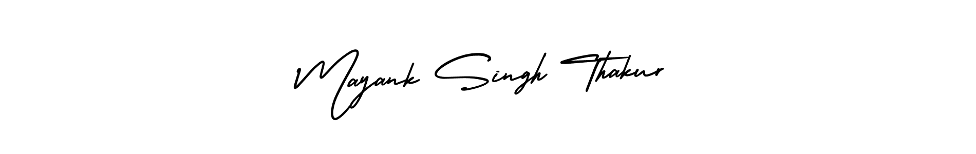 Create a beautiful signature design for name Mayank Singh Thakur. With this signature (AmerikaSignatureDemo-Regular) fonts, you can make a handwritten signature for free. Mayank Singh Thakur signature style 3 images and pictures png